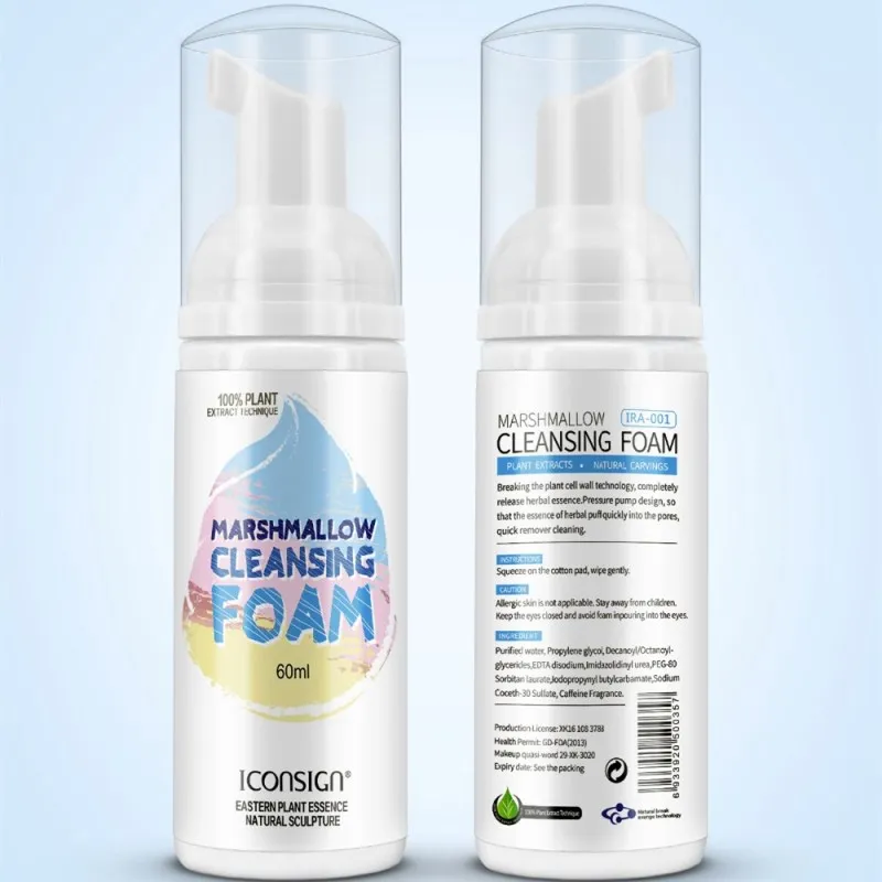 Private Label Focial Lash Foam Cleanser Eyelash Extension Foam Cleanser Eyelash Shampoo Oil Free