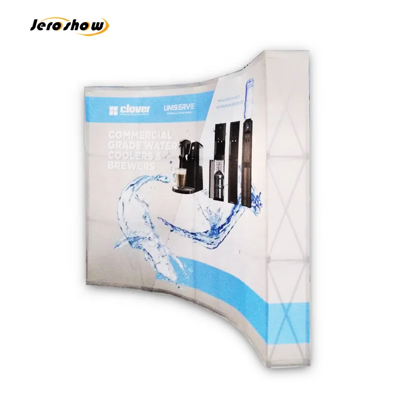 3*3  3*4 Promotion Print Straight Fabric Banner Display Stand Backdrop Foldable Pop Up Display