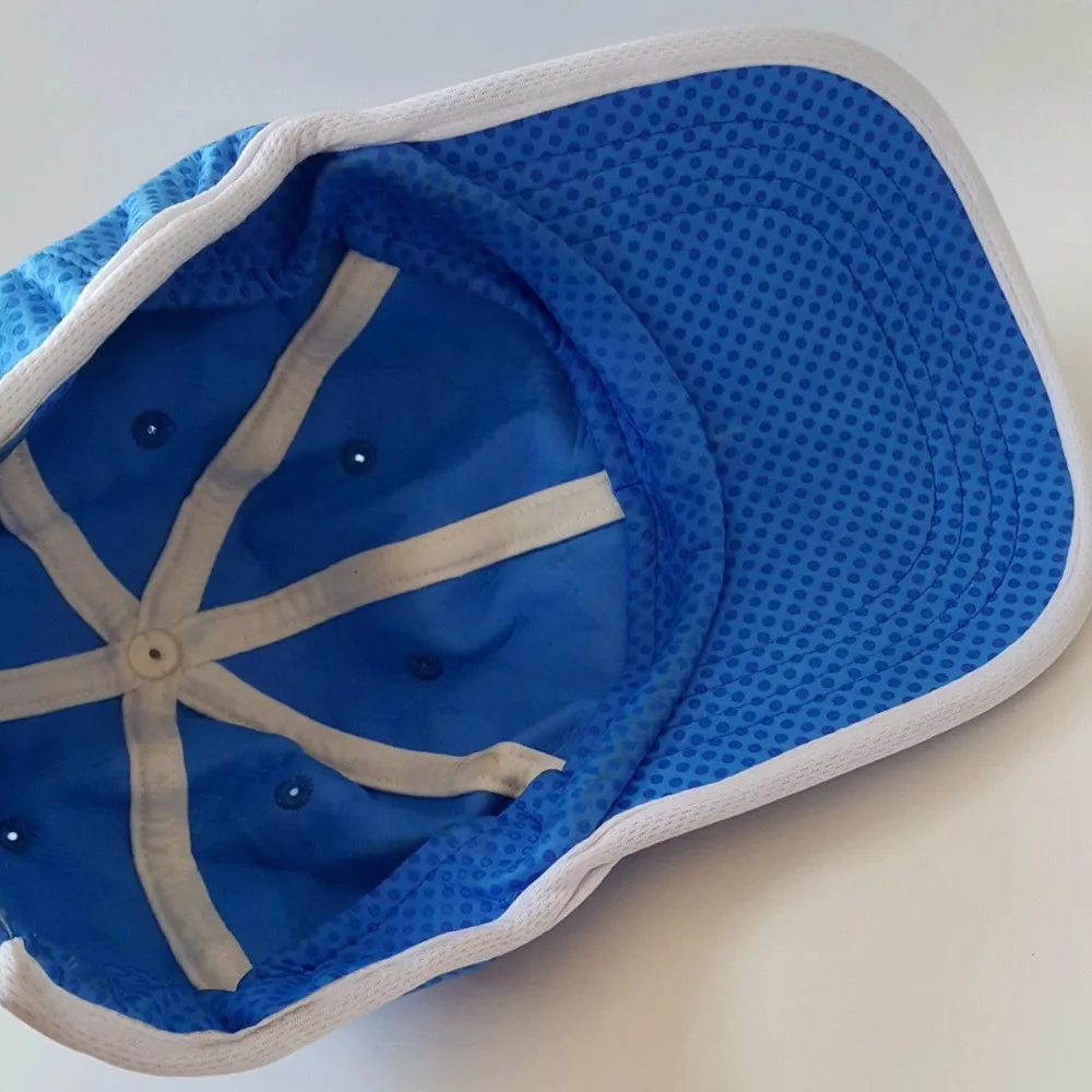  Самое популярное синее охлаждающее полотенце из поливинилхлоридного поливинилхлорида Солнцезащитная шапочка шляпа глазурь поставщик заводских производителей в Китае