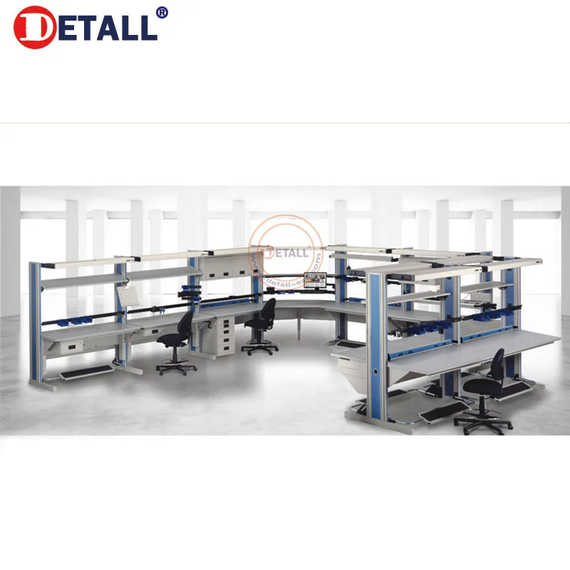 
Detall mobile repair work table assembly line working tables cell phone repair workstation 