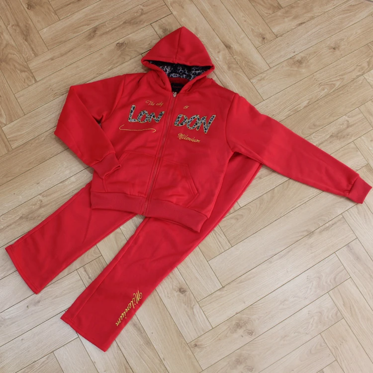 Wholesale Cheap Running Training Tracksuits for Women Sportswear for Babies Polyester in Winter Stocklot