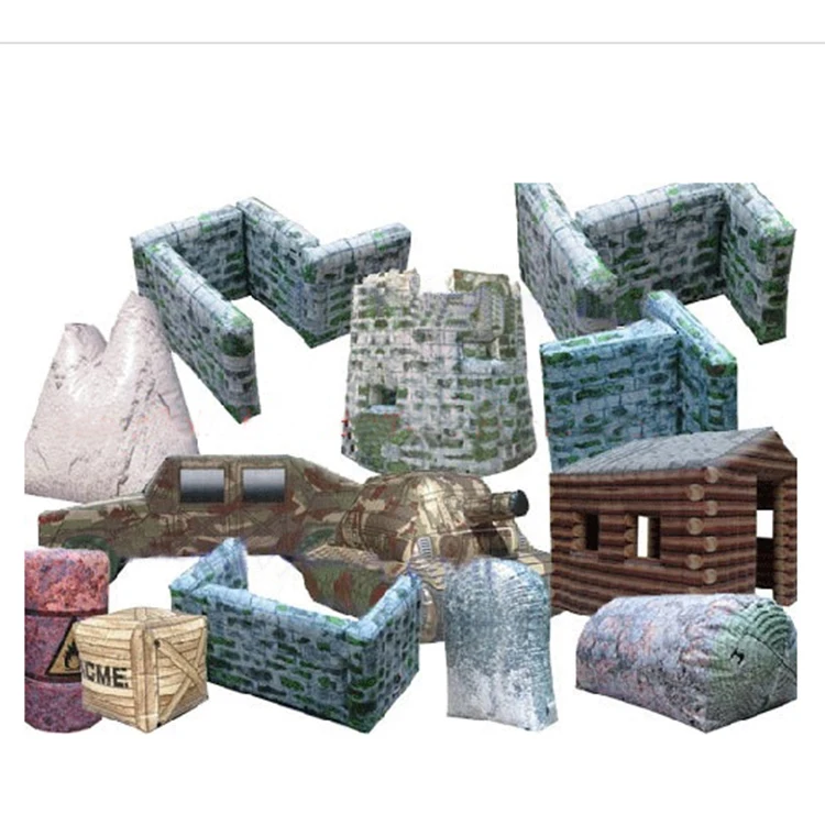 Inflatable Shooting Paintball Bunkers Arena Field Accessories