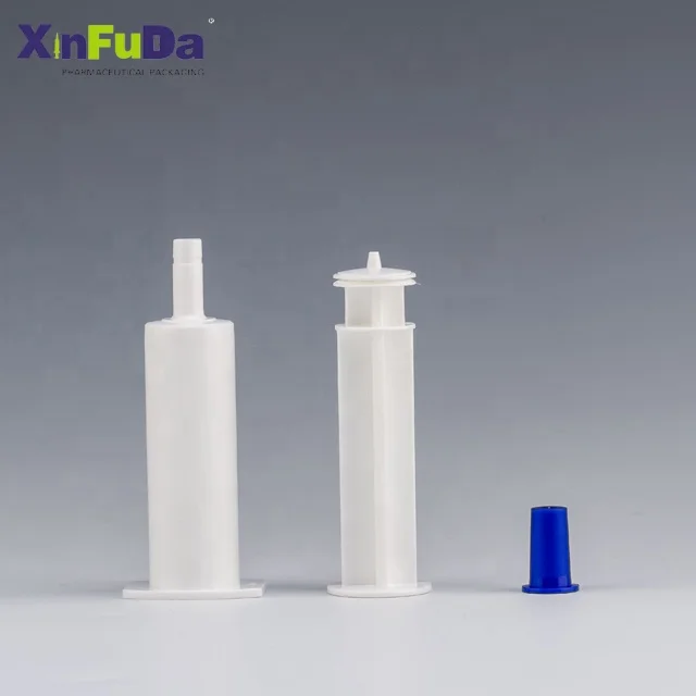 cheap price custom color white 20ML disposable plastic polyethylene horse pig pet feeding dosage syringes for food