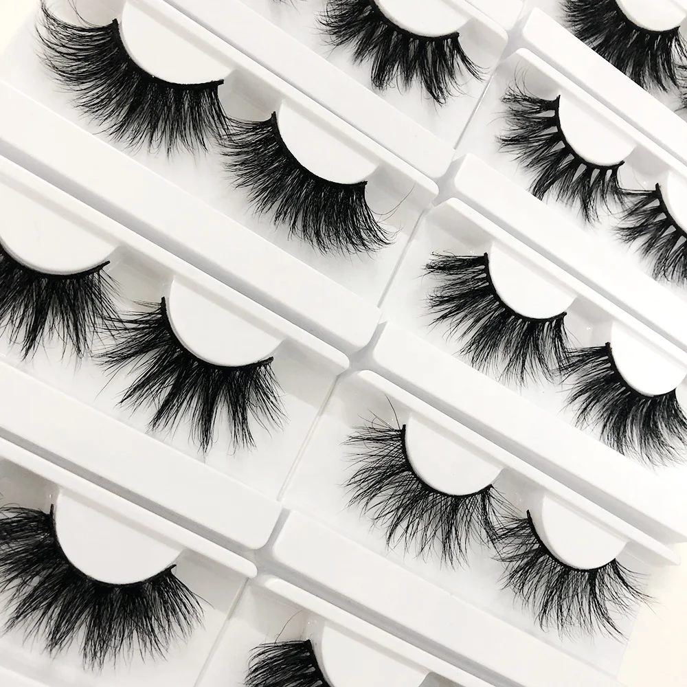 Dramatic Charming long 25mm false  eyelashes manufacturer and package box