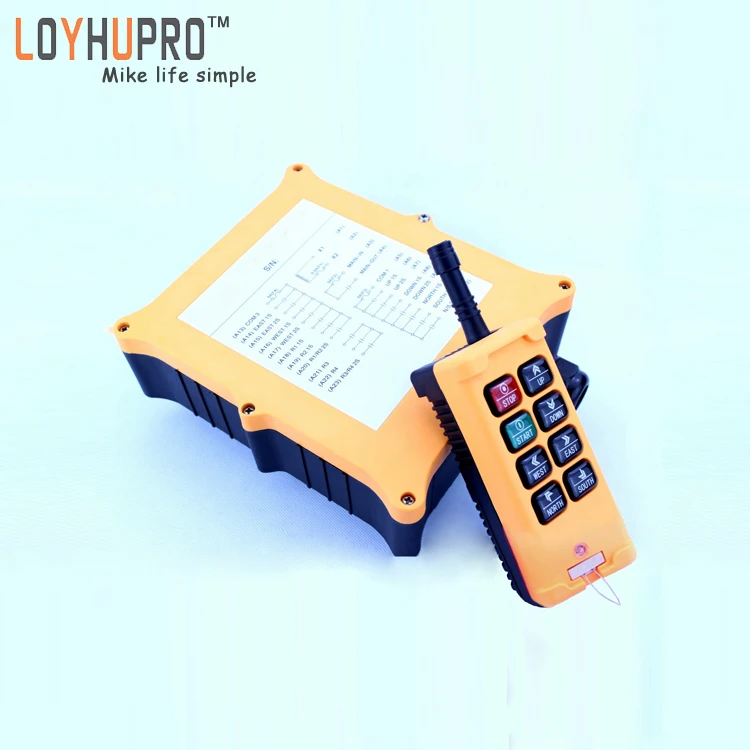 Прочный двойной скорость 6 каналов лебедки Кран Радио дистанционное управление