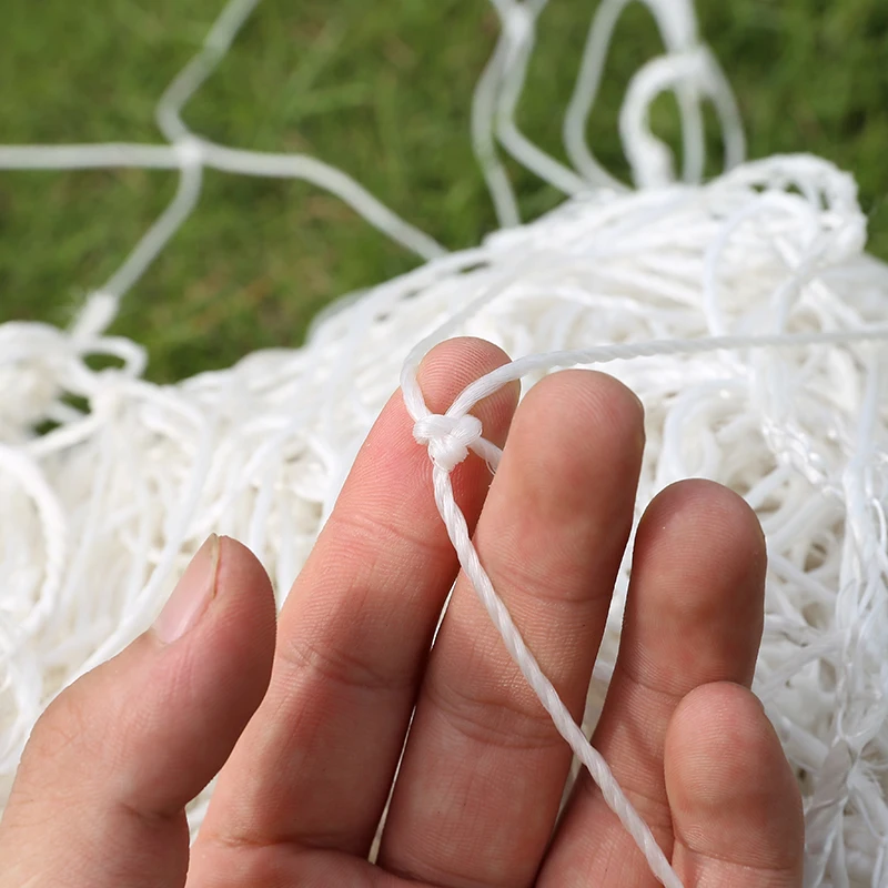 polythene dacron/ polythene fiber net 5 a side/7 a side/stanard football net