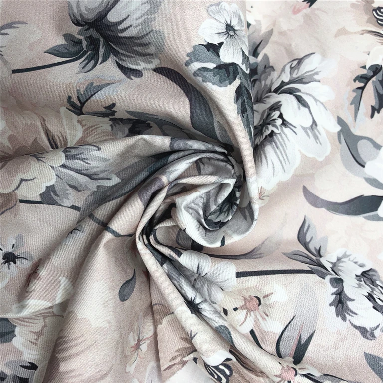 Прямая поставка с завода в Китае, саржевая хлопковая ткань с цифровой печатью на заказ