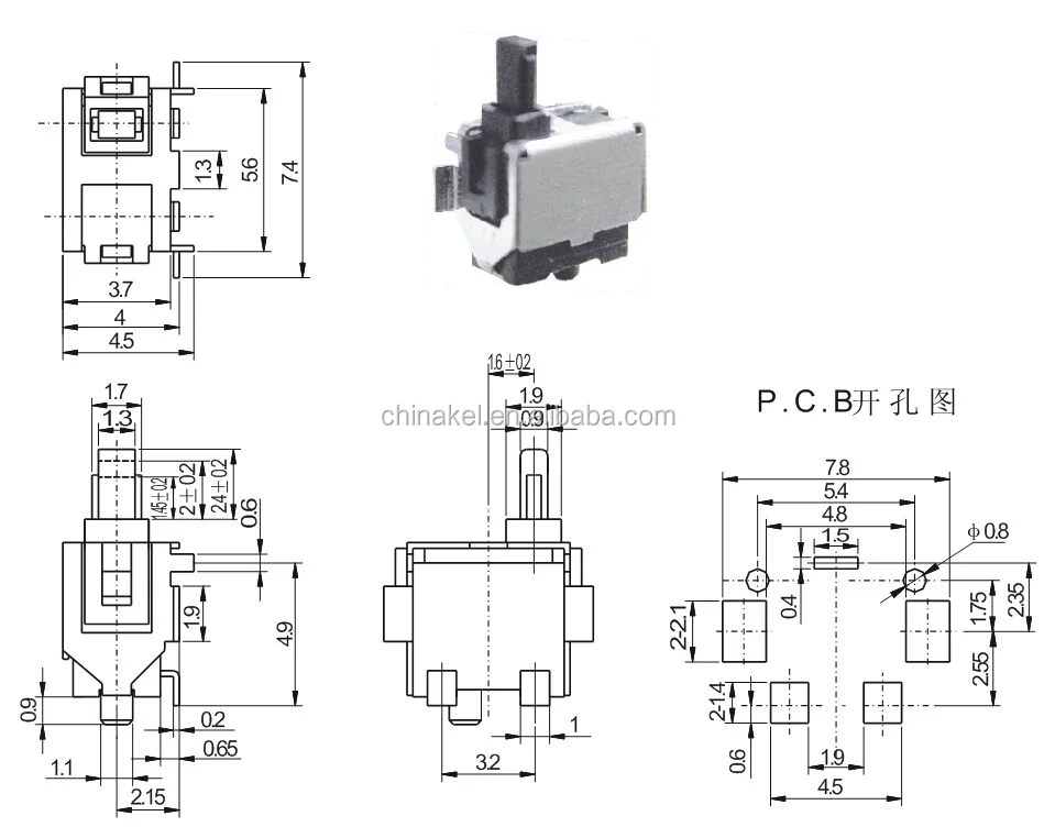 концевой выключатель открыт закрытый Panasoni c Гидравлический концевой выключатель ESE-11MH1T