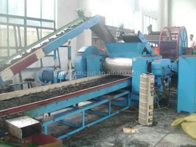 Rubber Full Automatic Waste Tyre Powder Recycling Production Line