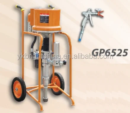 GP2569 high pressure airless sprayer 69:1 18L/min 0.3-0.6mpa 250-2400L/min cylinder dia.250mm