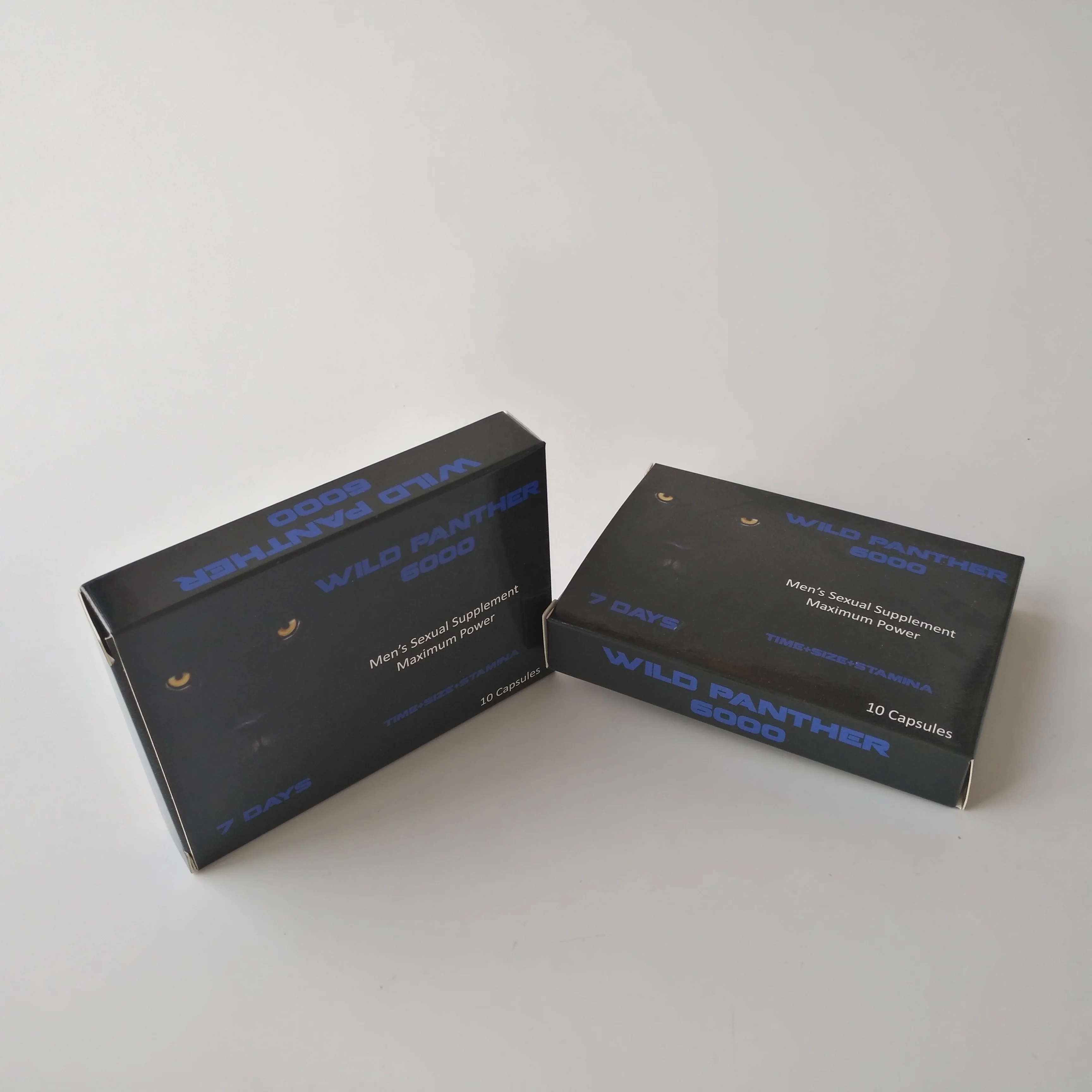 Super hard power pill box 7 days Male sexual Enhancement pill Medicine Capsules Packaging Display Box