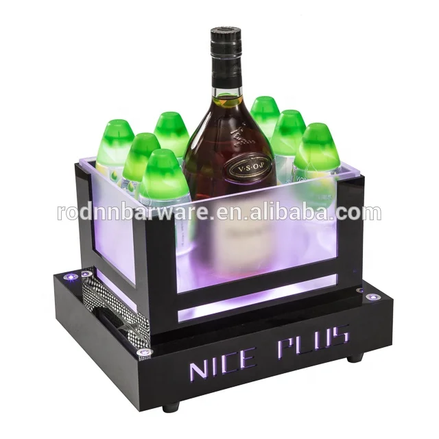 Premium LED Ice Bucket with Laser