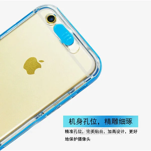 Cell phone calling flashing case for iphone 6plus 6s plus led light flashing case