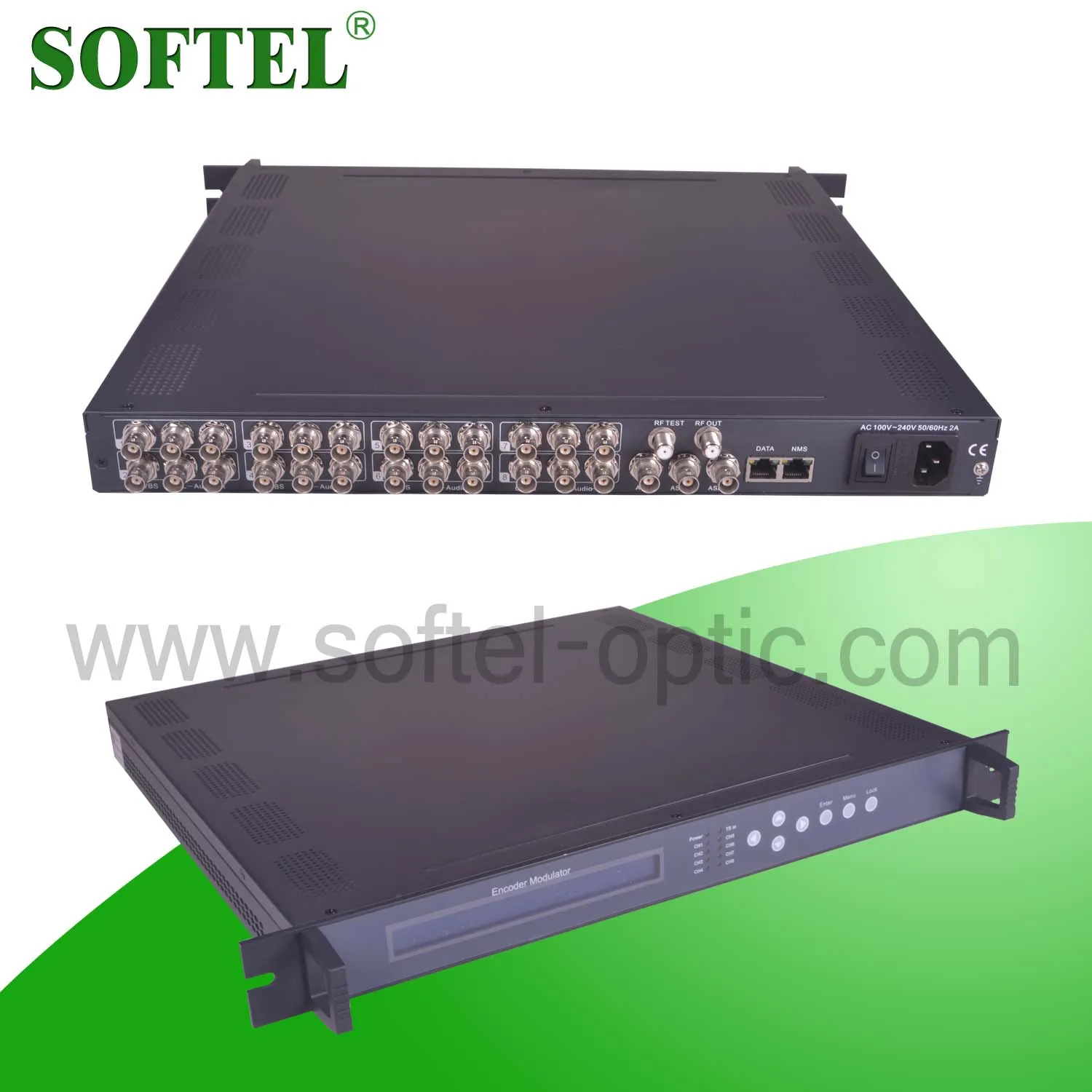 Кабельное телевидение цифровой HD Mpeg-4 энкодера модулятор