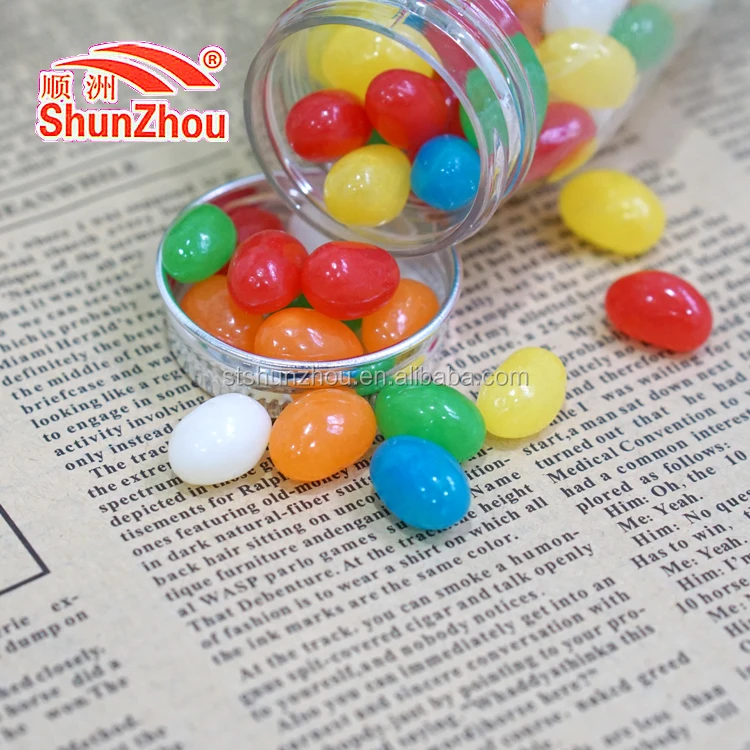 
75g wish bottle multi color sour fruity jelly beans candy 