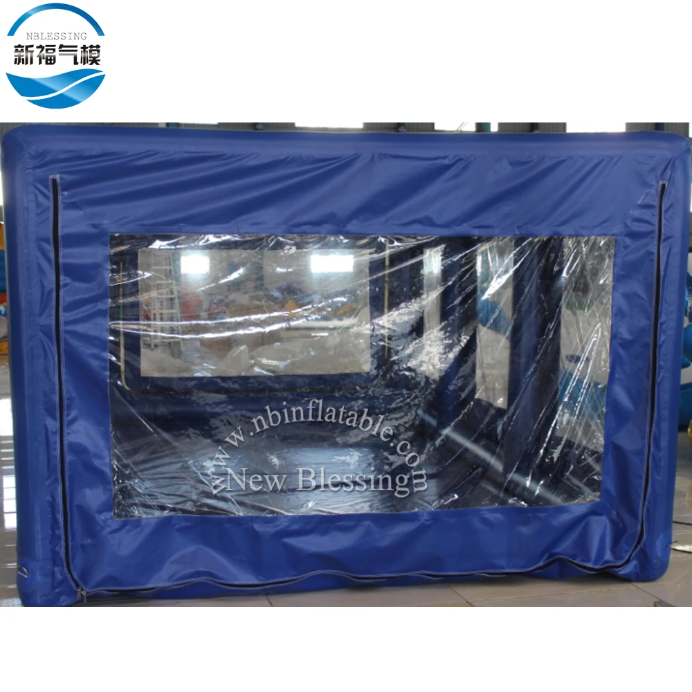 Waterproof inflatable show car garage, inflatable display car cover, Inflatable clear car garage capsule tent