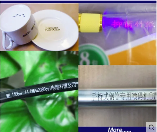 Plastic bottle bag metal cans date coder Meenjet Industrial Portable Inkjet Coding Printer Dot peen marking machine