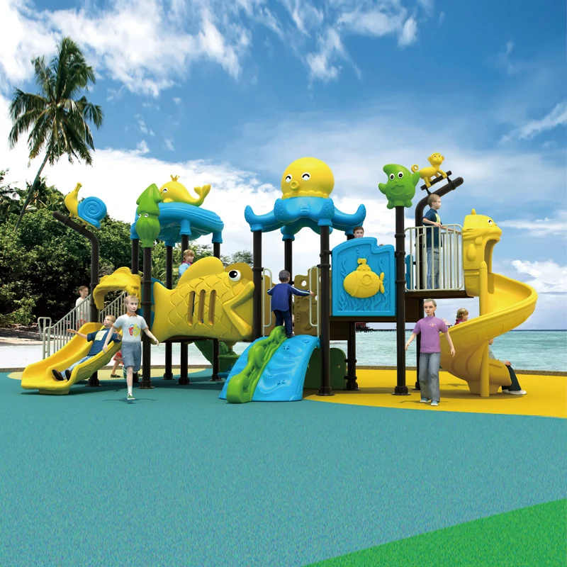 
Professional manufacture park outdoor slide playground equipment 