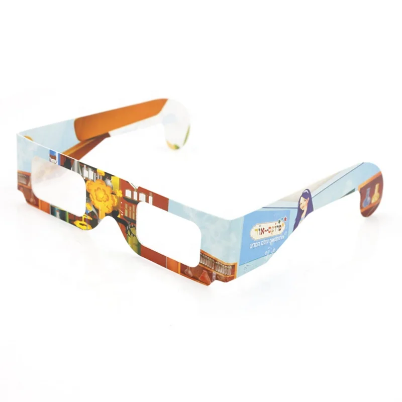 Wholesale Custom Cardboard 3D Paper firework Glasses For Kids