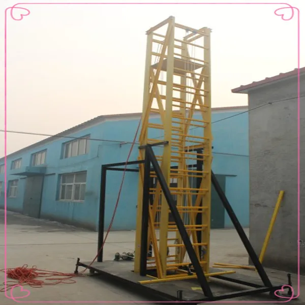 2016 hot sales safety fiberglass ladder with platform