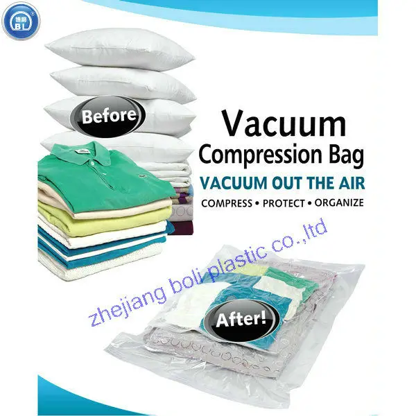 Home use mattress vacuum bags vacuum pack bags vacuum clothes bags