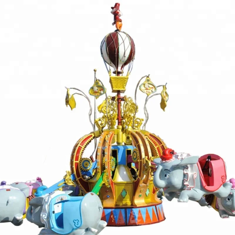 BAOLURIDES Flying elephant kids play park amusement park game