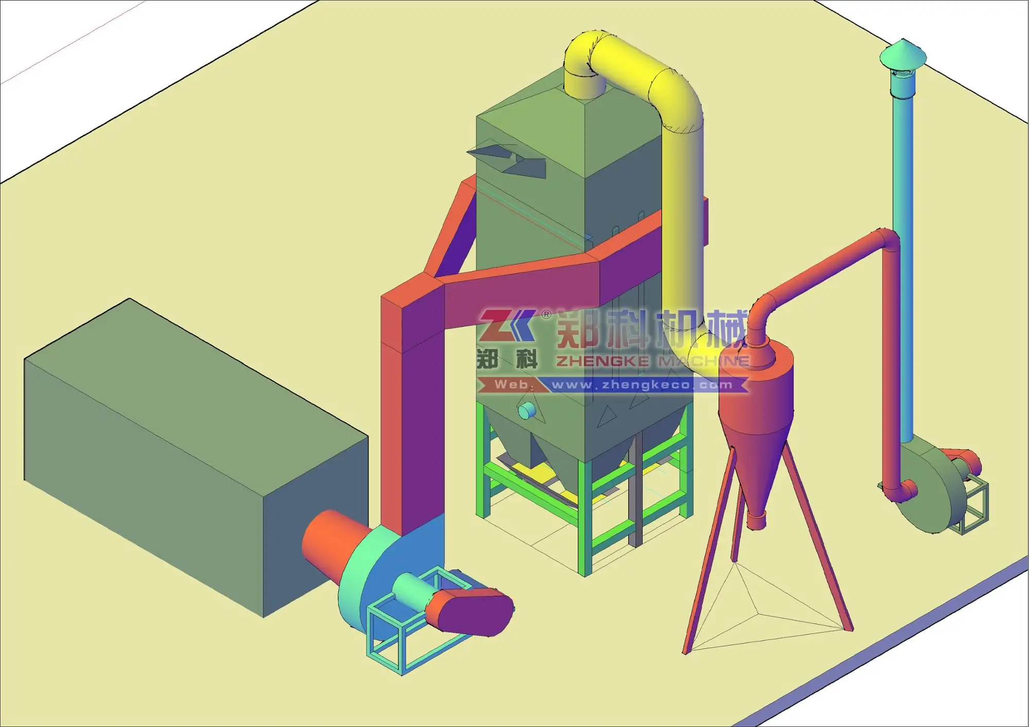 Iron ore fines briquette press machine