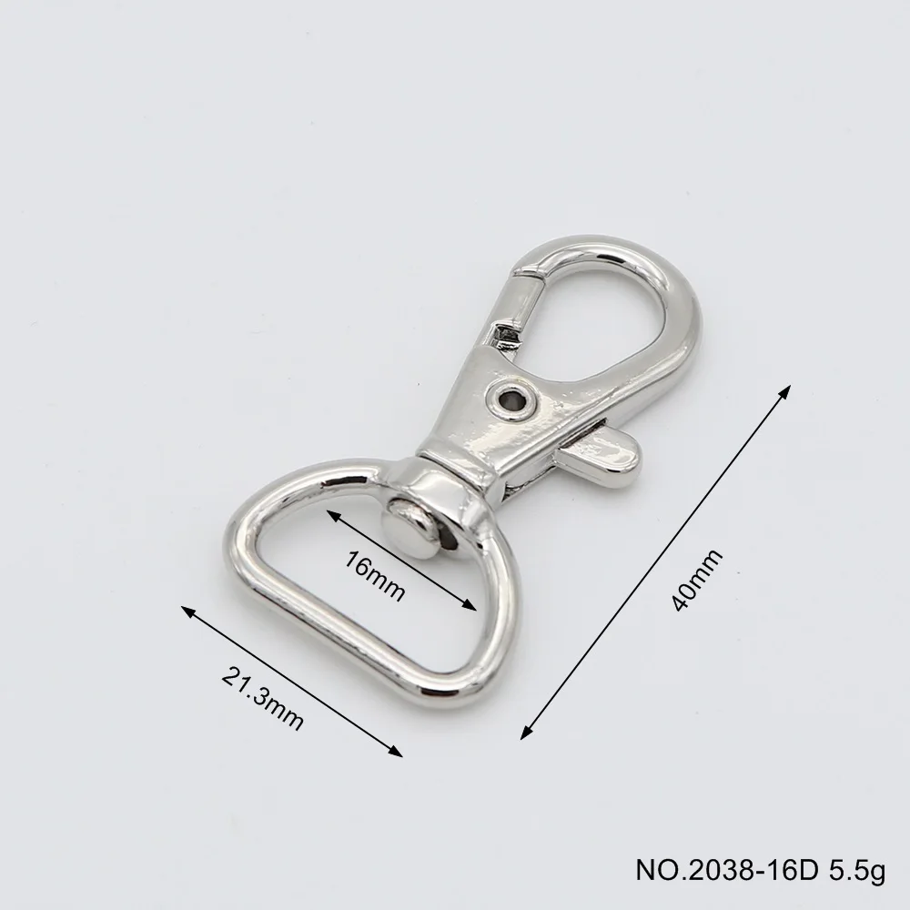 Hot sale hk Zinc alloy handbags key metal dog snap hook