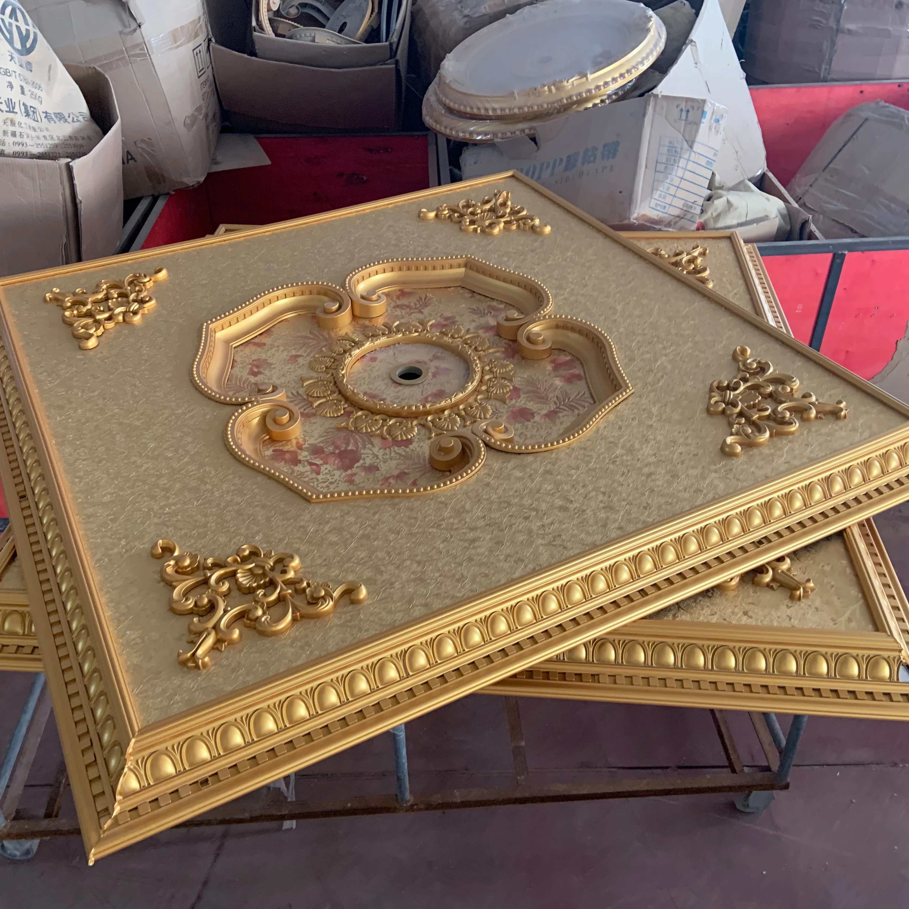 European Style PS Artistic Ceiling Decorations for House Ceiling Design,Classic Artistic Ceiling