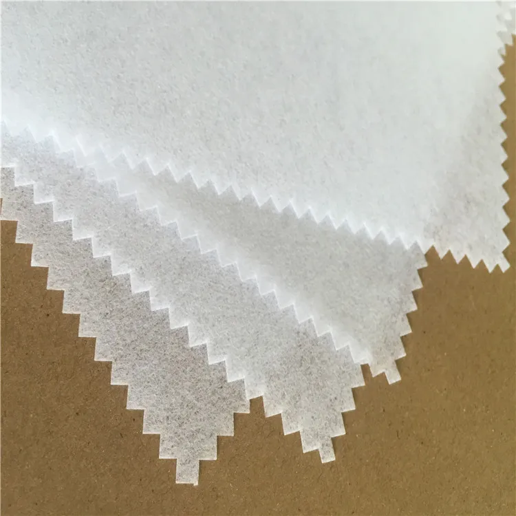 
100% polyester fusing Impregnating Nonwoven Interlining in China 