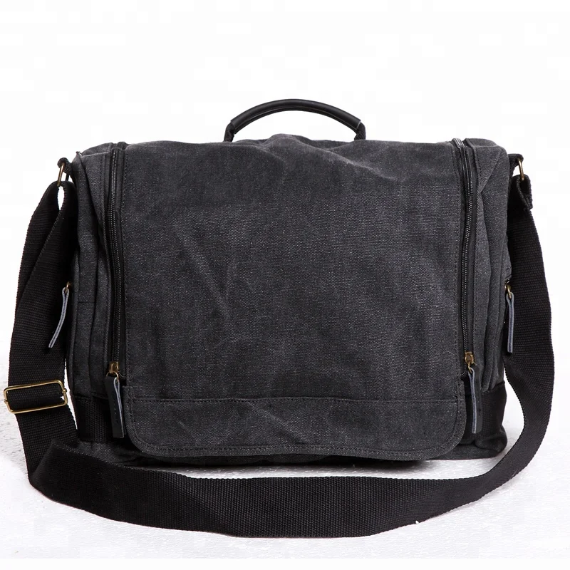 1212 Wholesale Vintage Canvas Satchel Bag Men Briefcase
