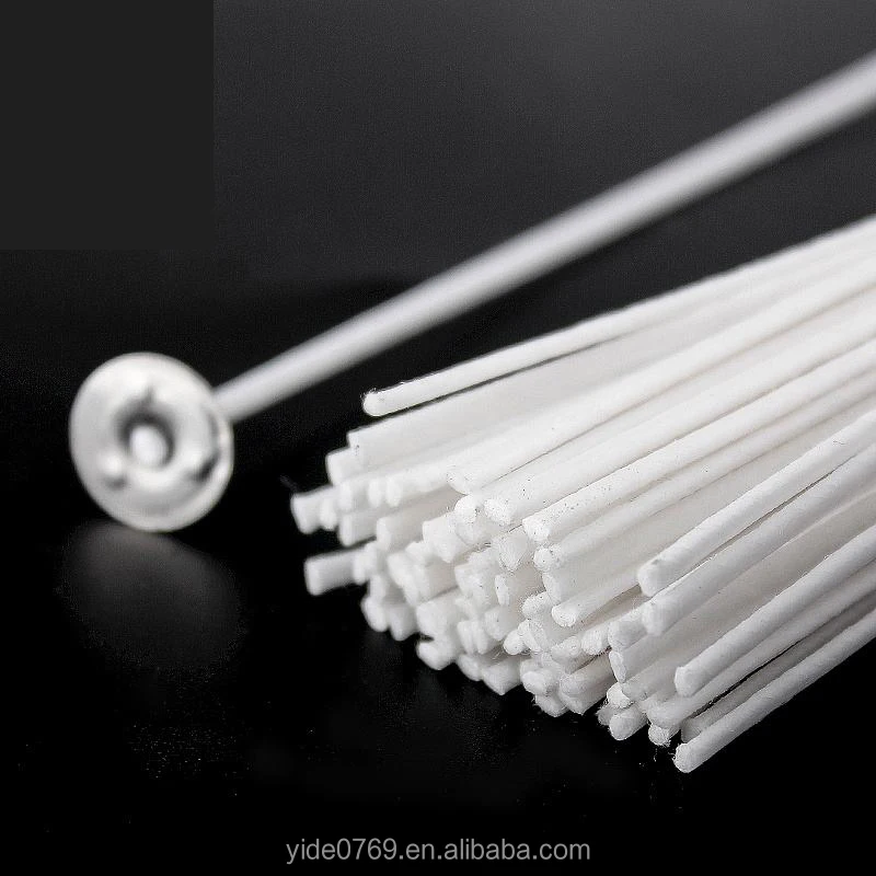 1000pcs 8cm Length Smokeless Wax Coated Cotton Candle Wick for Making Supplies With