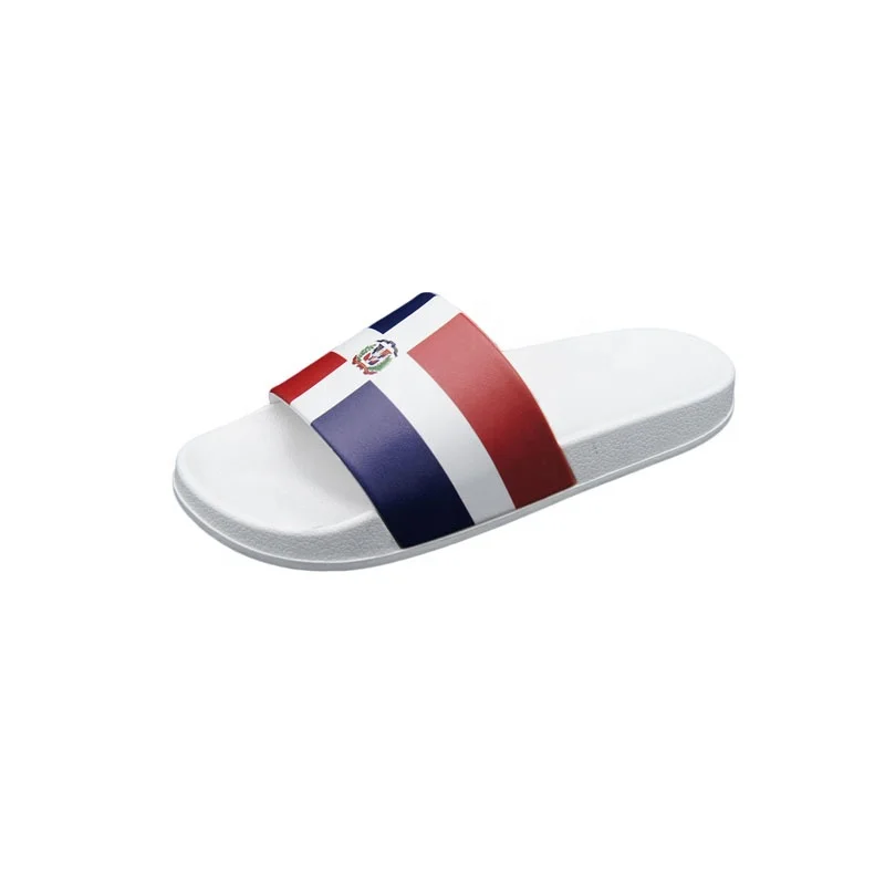2019 JoyfulwayThe Dominican Republic flag Daily Slipper Sandals Christmas Reindeer Unisex Anti-Slip Slide Shoes
