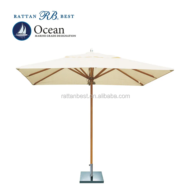 round shape wooden umbrella outdoor umbrella