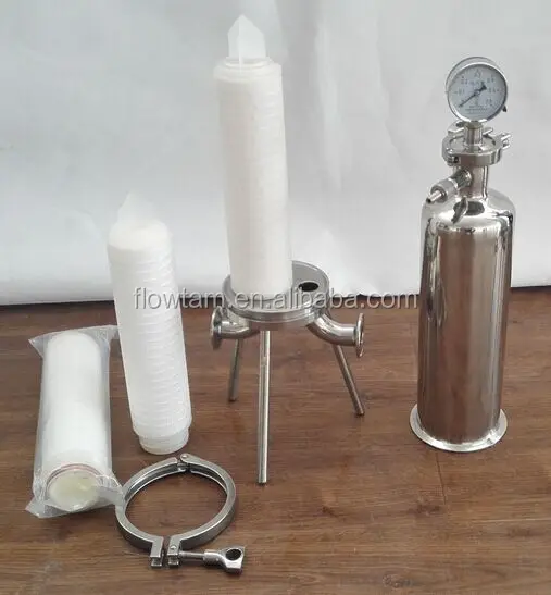 30 inches 316L Stainless Steel Liquid cartridge Filter Housing for wine