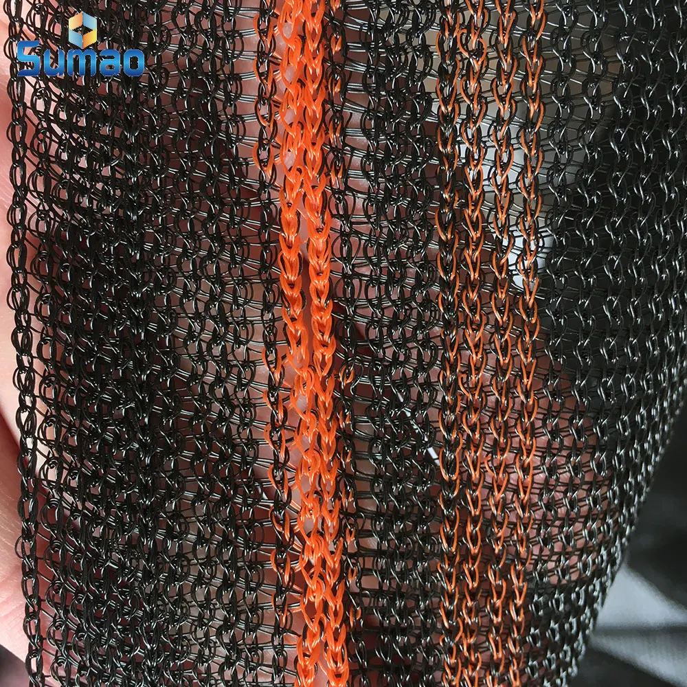
Factory supply black plastic mesh construction safety net for building 
