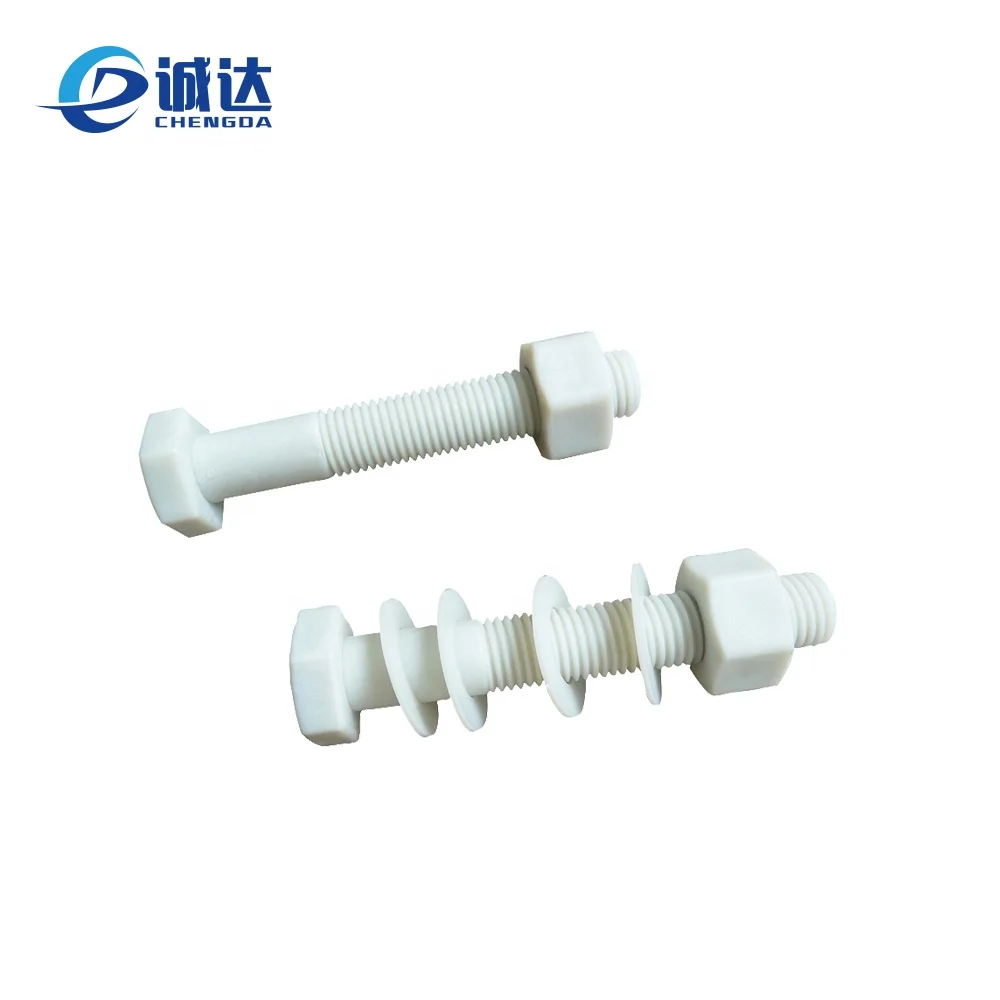 
Wholesale High quality glass filled plastic nylon bolt /screw with nut 