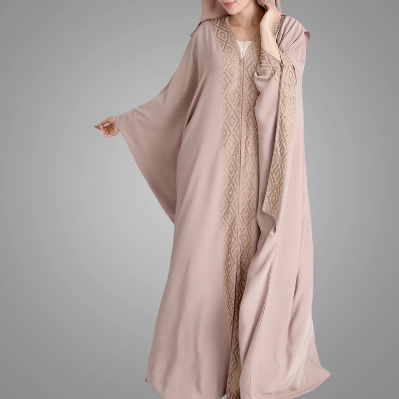 Plus Size Kaftan Dress Latest Burka Designs Pictures Front Open Islamic Clothing High End Moroccan Arab Loose Abaya