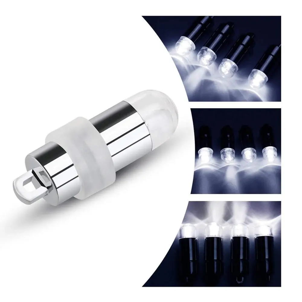 3pcs 1.5V LR41 Micro Battery Operated Waterproof Single Mini LED Lights for Crafts, Balloons, Paper Lanterns, Glass Bottle