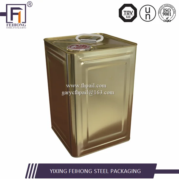 Оптовая продажа, металлическое ведро 5/10/16/18/20/25 литров/литр с масляным носиком