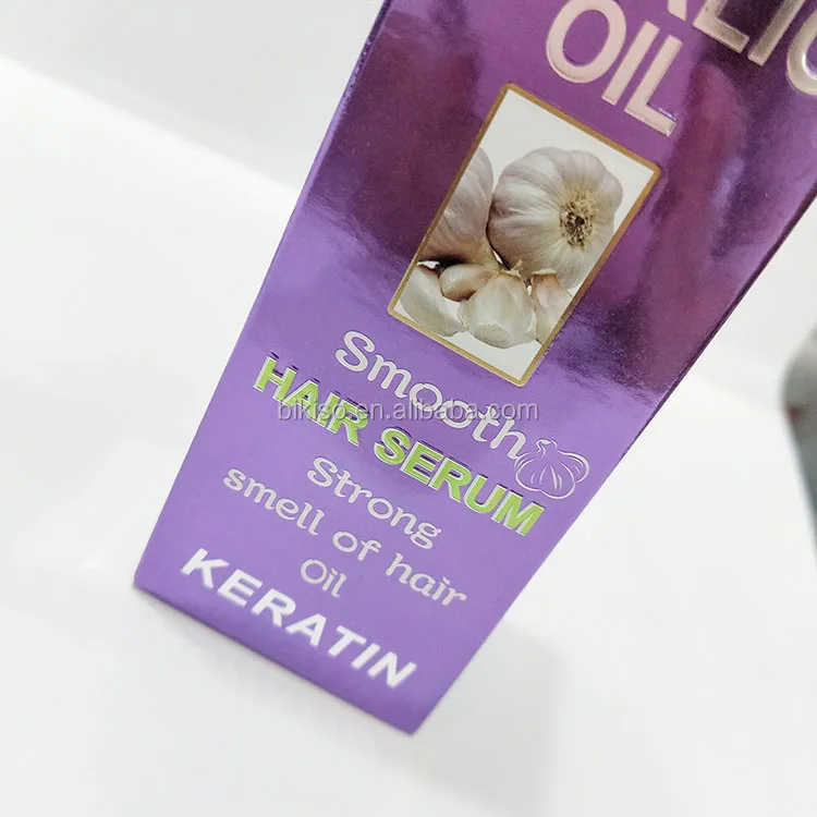 
free sample natural garlic crystal oil for dry hair hair oil serum 