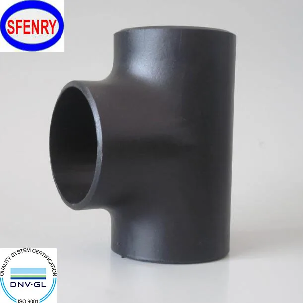 Sfenry Carbon Steel ASTM A234WPB Pipe Tube Connector SCH40 SCH80 Equal Tube Tee Price