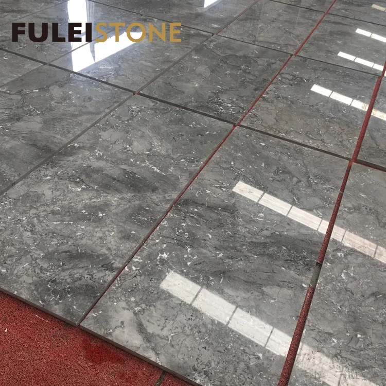 Good Quality Polished Natural Brazilian Grey Donatello Marble Slabs