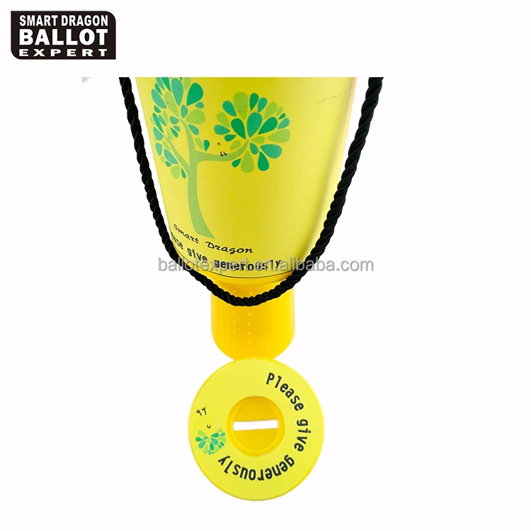 round hand held collection boxes cheap charity money box