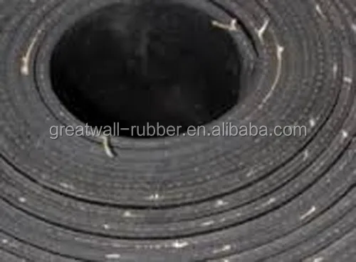 SBR CR NBR EPDM 3mm~5mm Thickness With 1 or 2ply layer Insertion Cotton EP Cloth Rubber