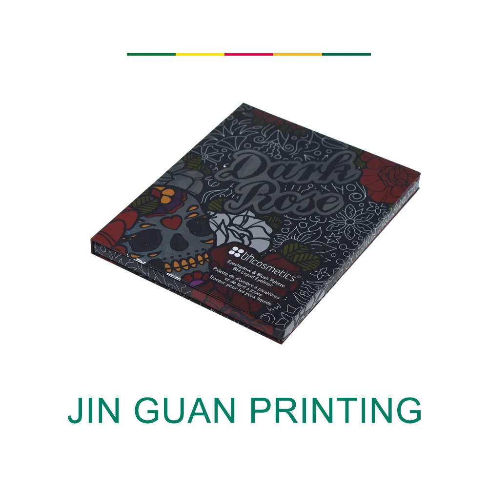 Custom hight quality cardboard gift eye shadow box