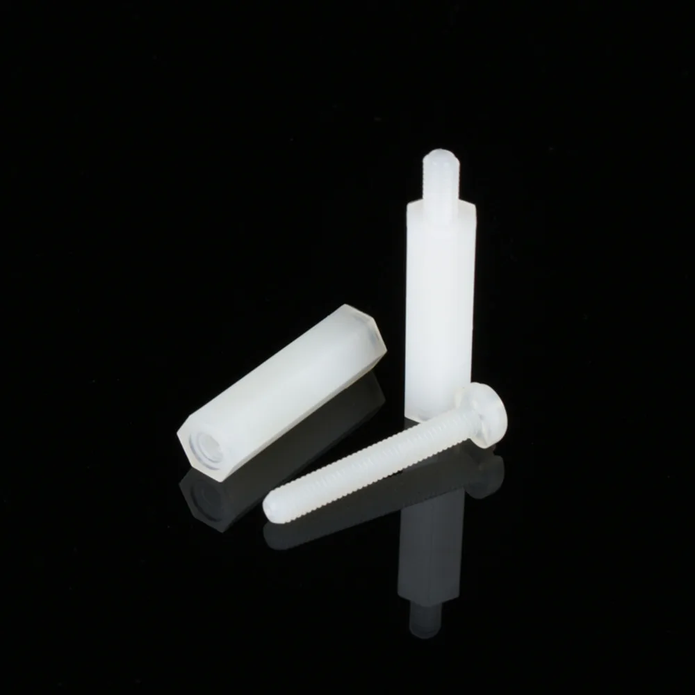 
120pcs Nylon Hex Screw Nut Assortment Kit 