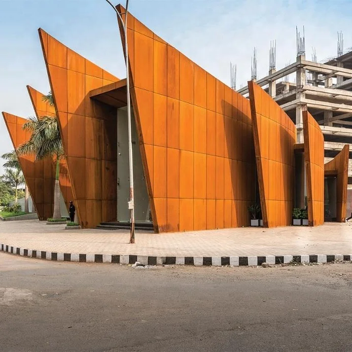 Стальная настенная панель Corten 3 мм CORTEN B облицовочная цена m2