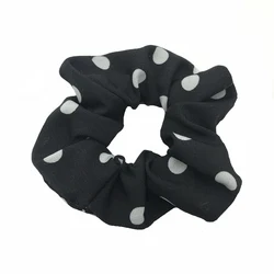 Хорошего качества резинки для волос в Горошек нейлоновый держатель для хвоста женские резинки оптом 100 шт./лот 7 видов цветов