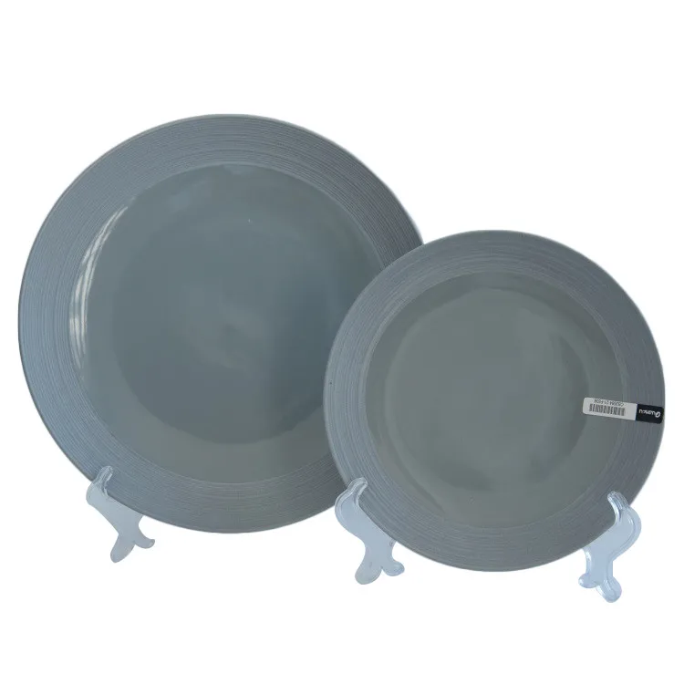 Striped fluted surface matte english style ceramic arabic tea pot set